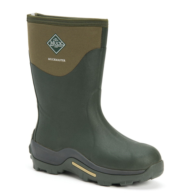 Muck Boots Muckmaster Mid Synthetic Moss Wellington Boots