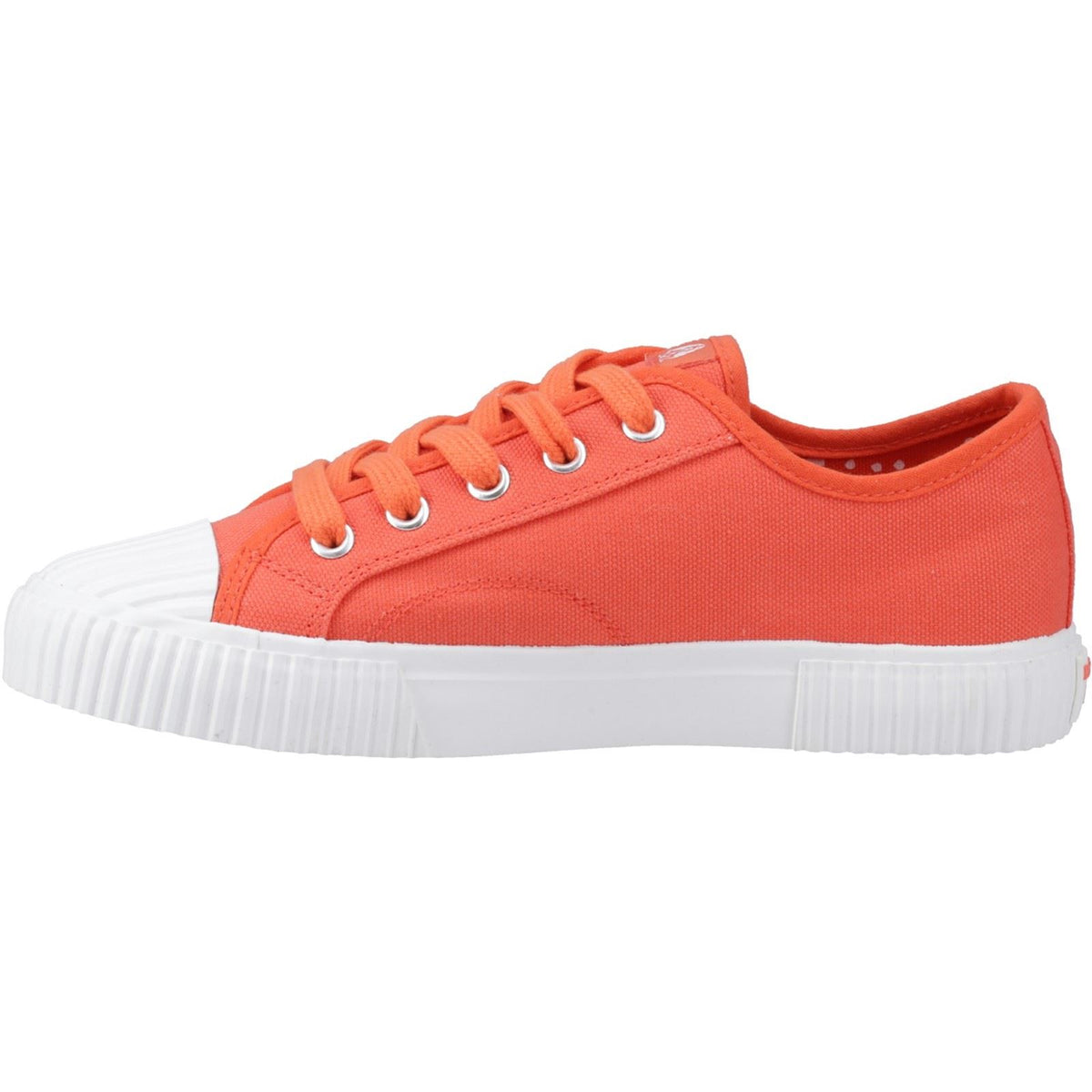 Hush Puppies Freya Canvas Textile Women's Orange Trainers