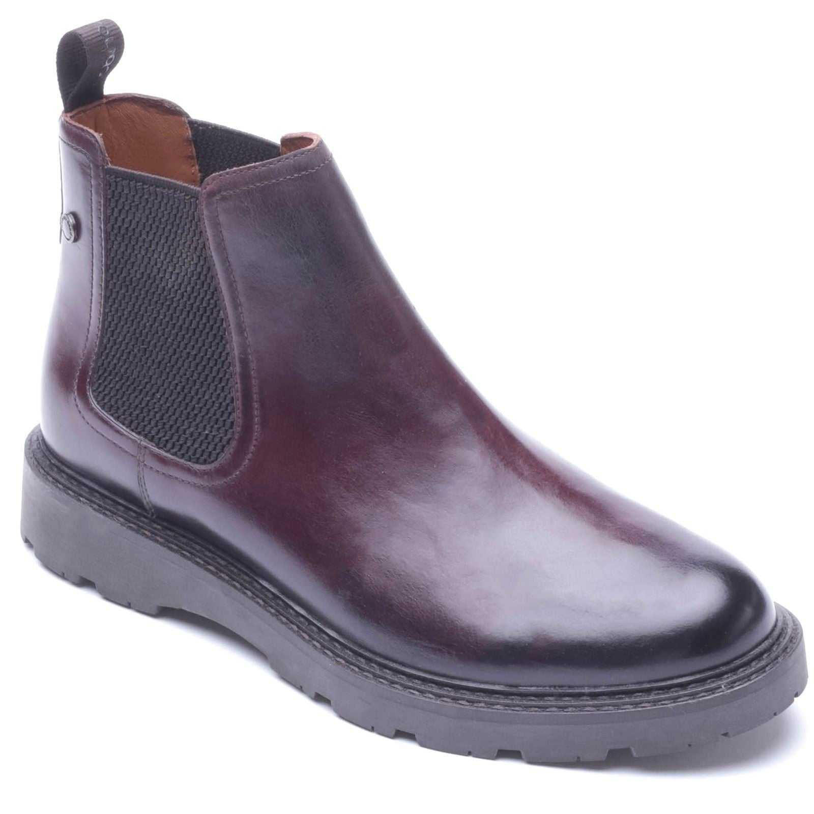 Base London Echo Leather Men's WASHED BROWN Boots