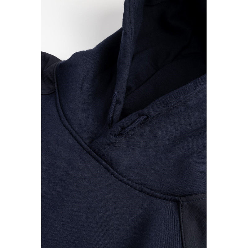 Caterpillar Essentials Synthetic Men's Blue Hooded Sweatshirt