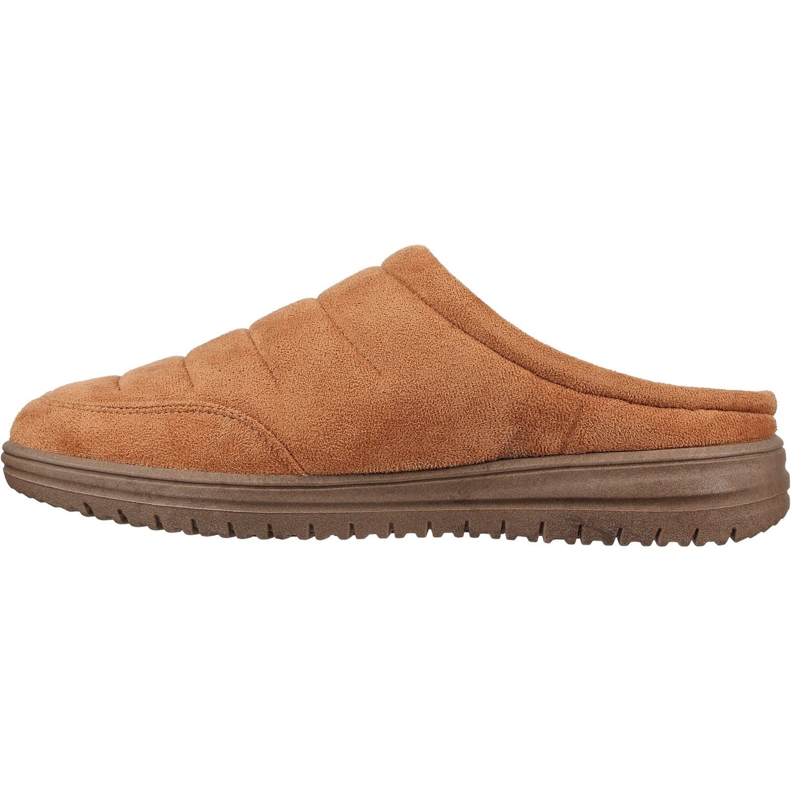 Skechers Relaxed Fit: Murette - Garvanza Microfiber Men's Tan Mules