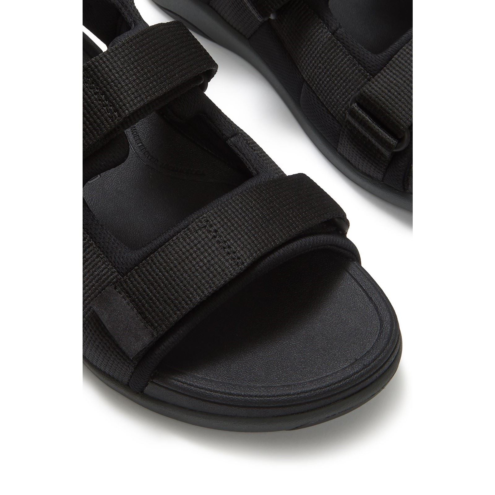 Fitflop F-Mode Go Polyester Men's Black Sandals