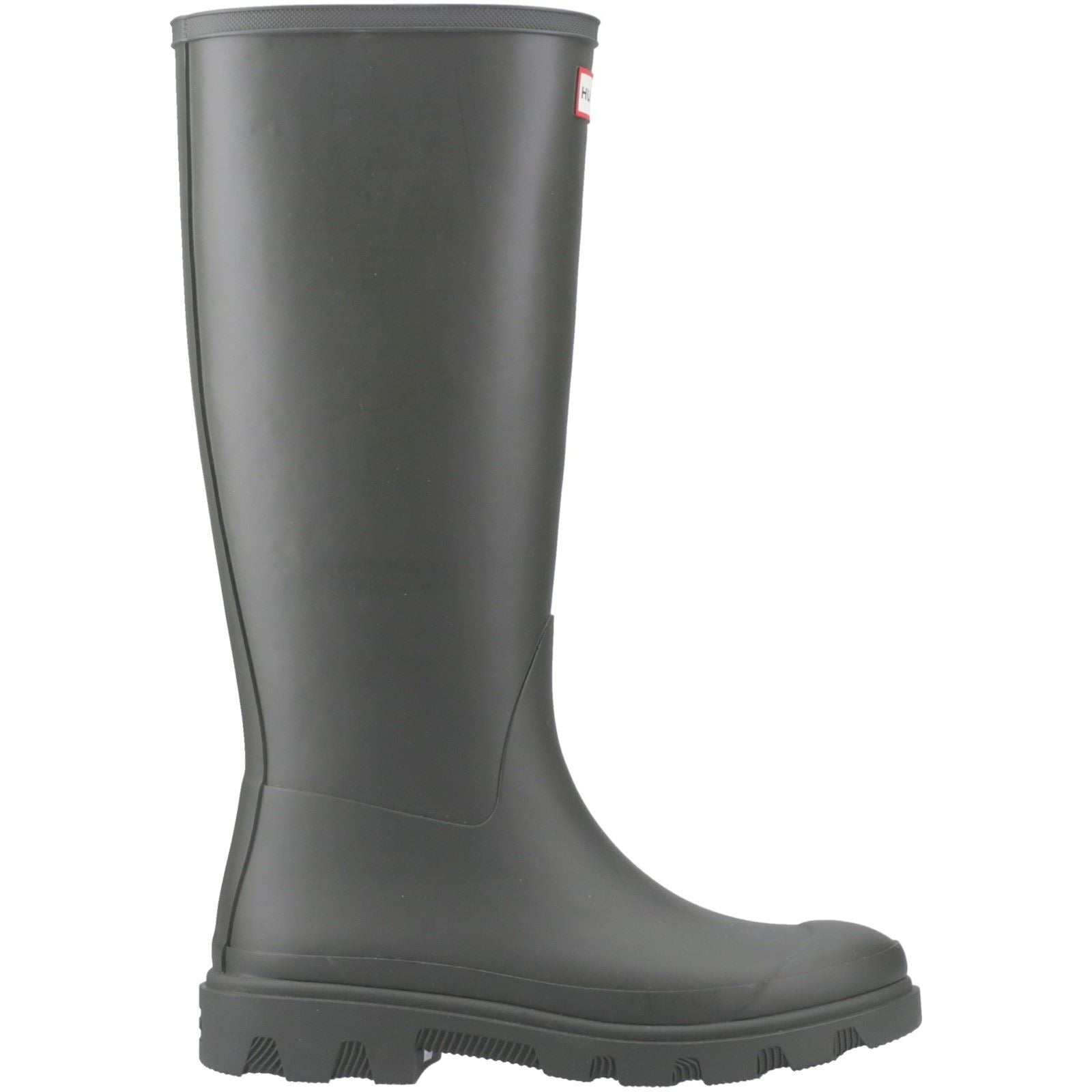 Hunter Downpour Tall Boot Rubber Men's Dark Olive Wellington Boots