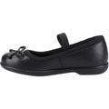 Hush Puppies Betty Leather Junior Black Shoes