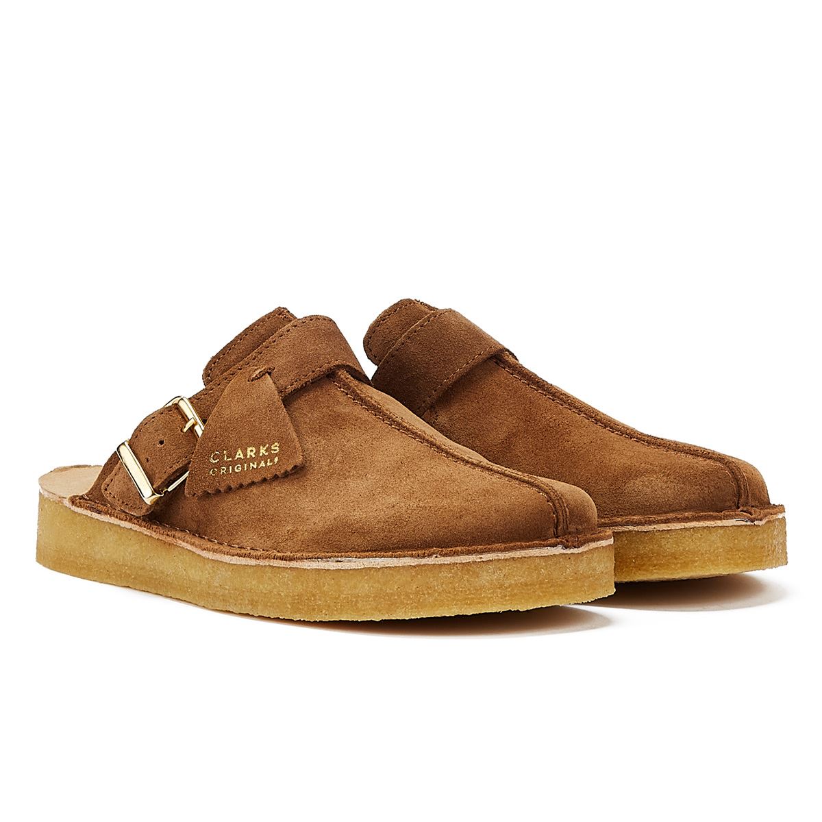 Clarks Trek Mule Suede Men's Brown Mules