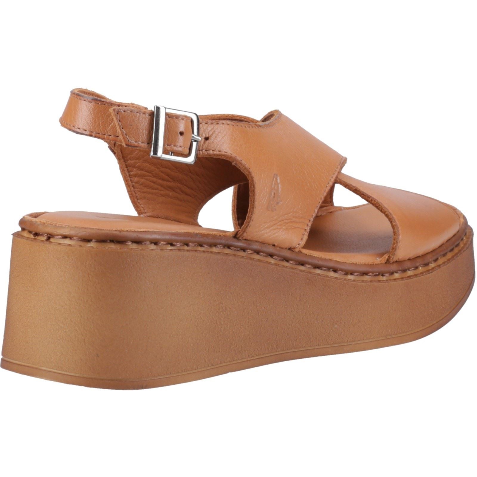 Hush Puppies Bex Wedge Nubuck Women's Tan Wedges