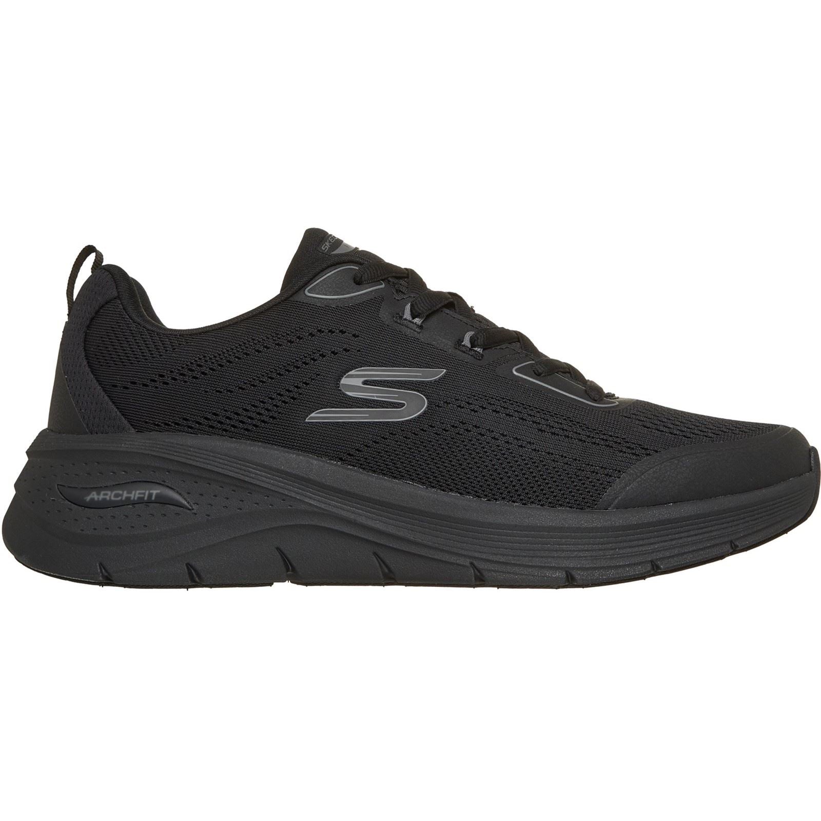 Skechers Arch Fit 3.0 Prawsper Textile Men's Black Mesh/Tpu Trainers