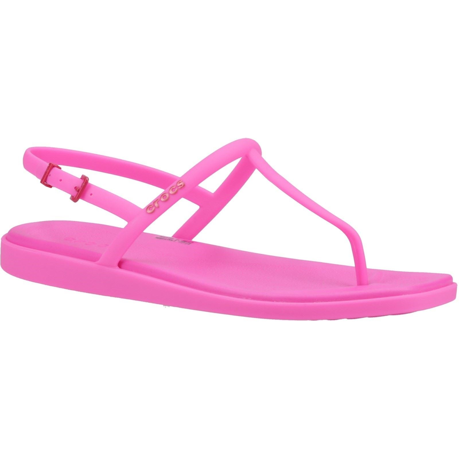 Crocs Miami Thong Flip Synthetic Women's Pink Crush Sandals