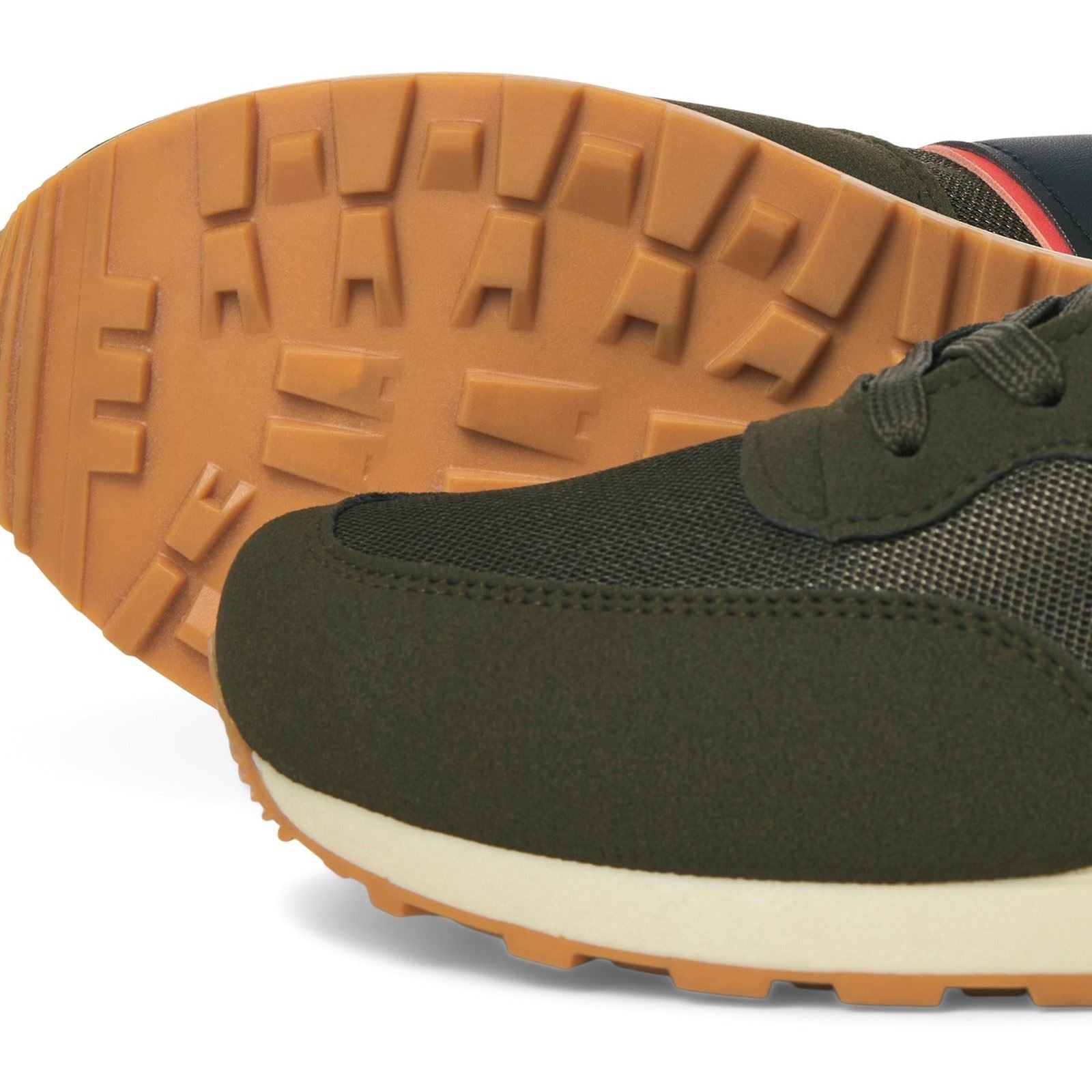 Jack & Jones Spirit Runner Synthetic Men's Olive Night Trainers