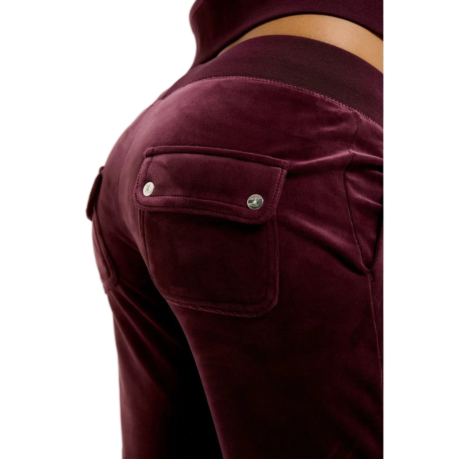 Juicy Couture Layla Synthetic Women's Wine Track Pants