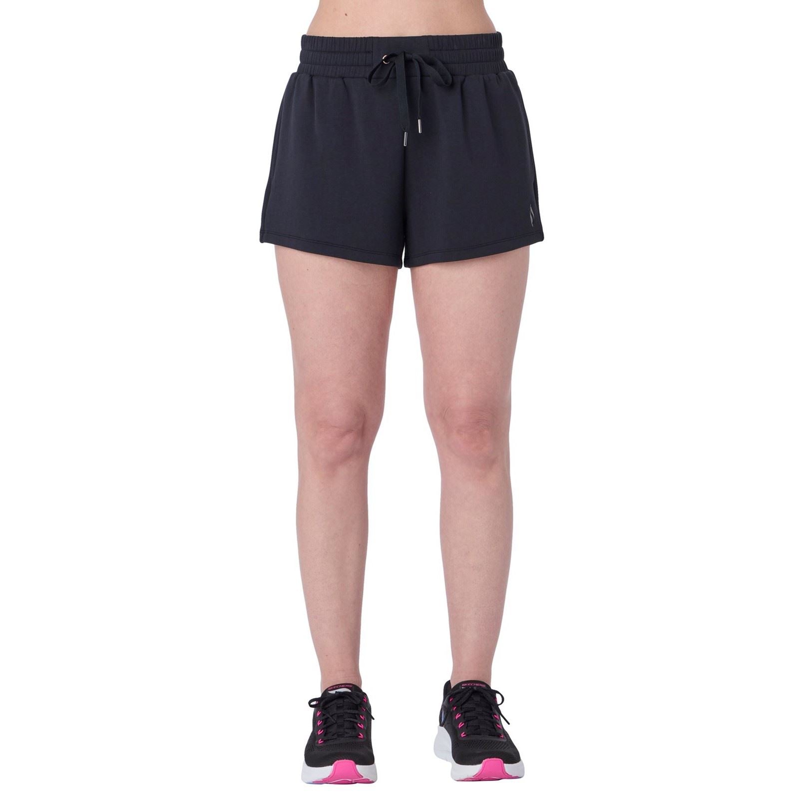Skechers Skechluxe Elevate 5" Slip-In Women's Black Activewear Shorts