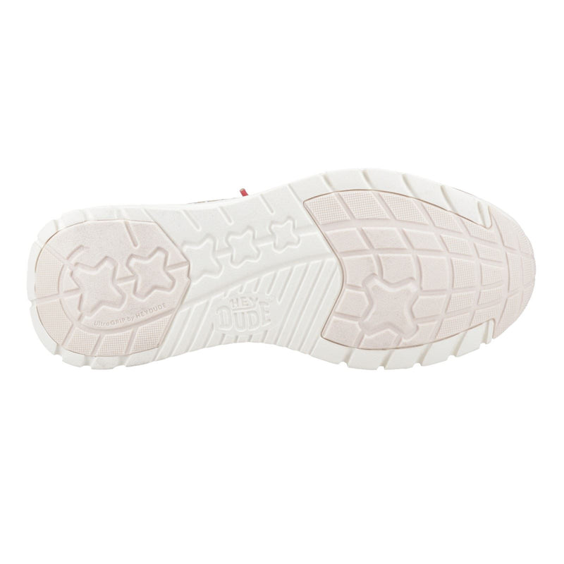 HEYDUDE Sirocco Alta Boho Synthetic Blend Women's Rose Pink Trainers