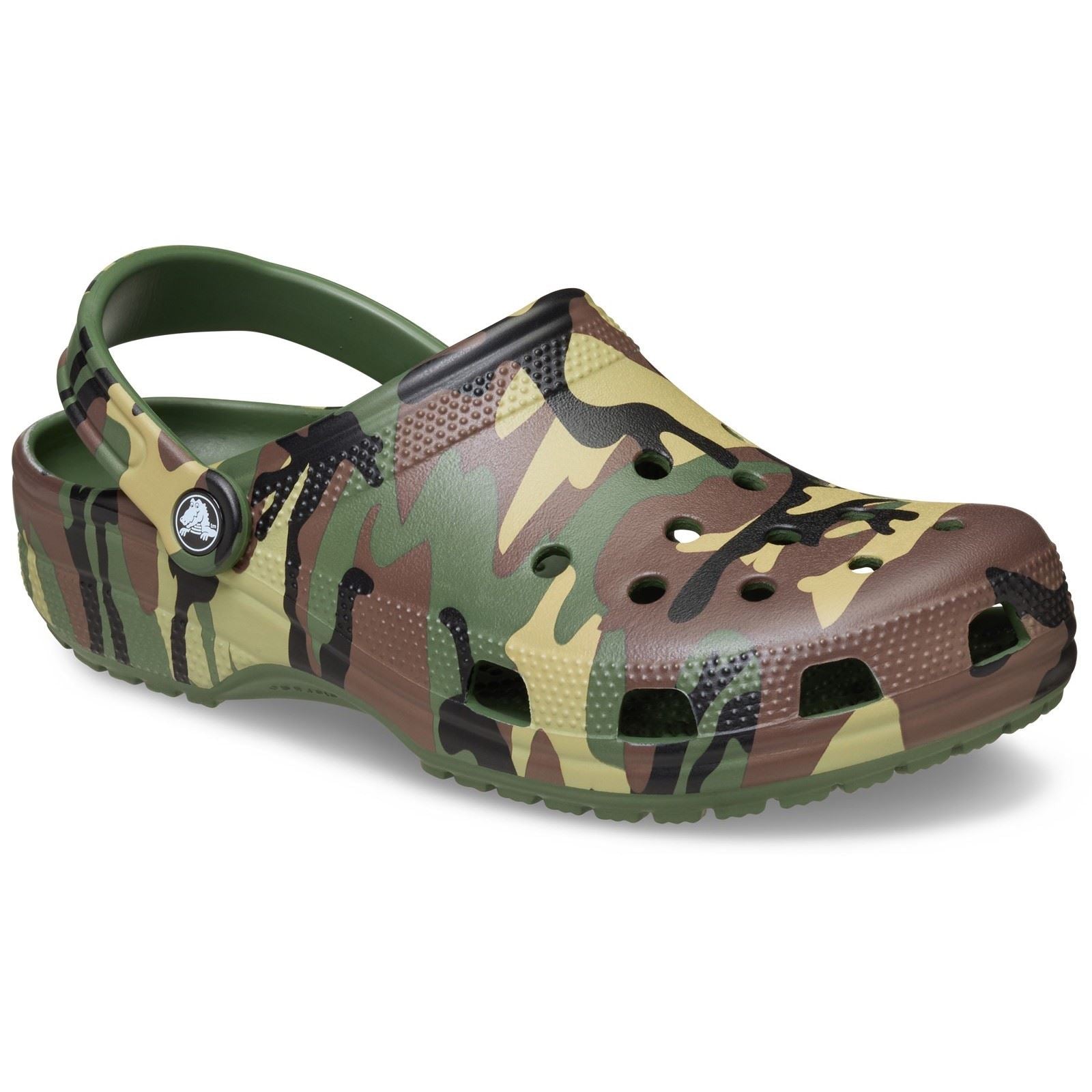 Crocs Classic Camouflage EVA Men's Army Green Clogs