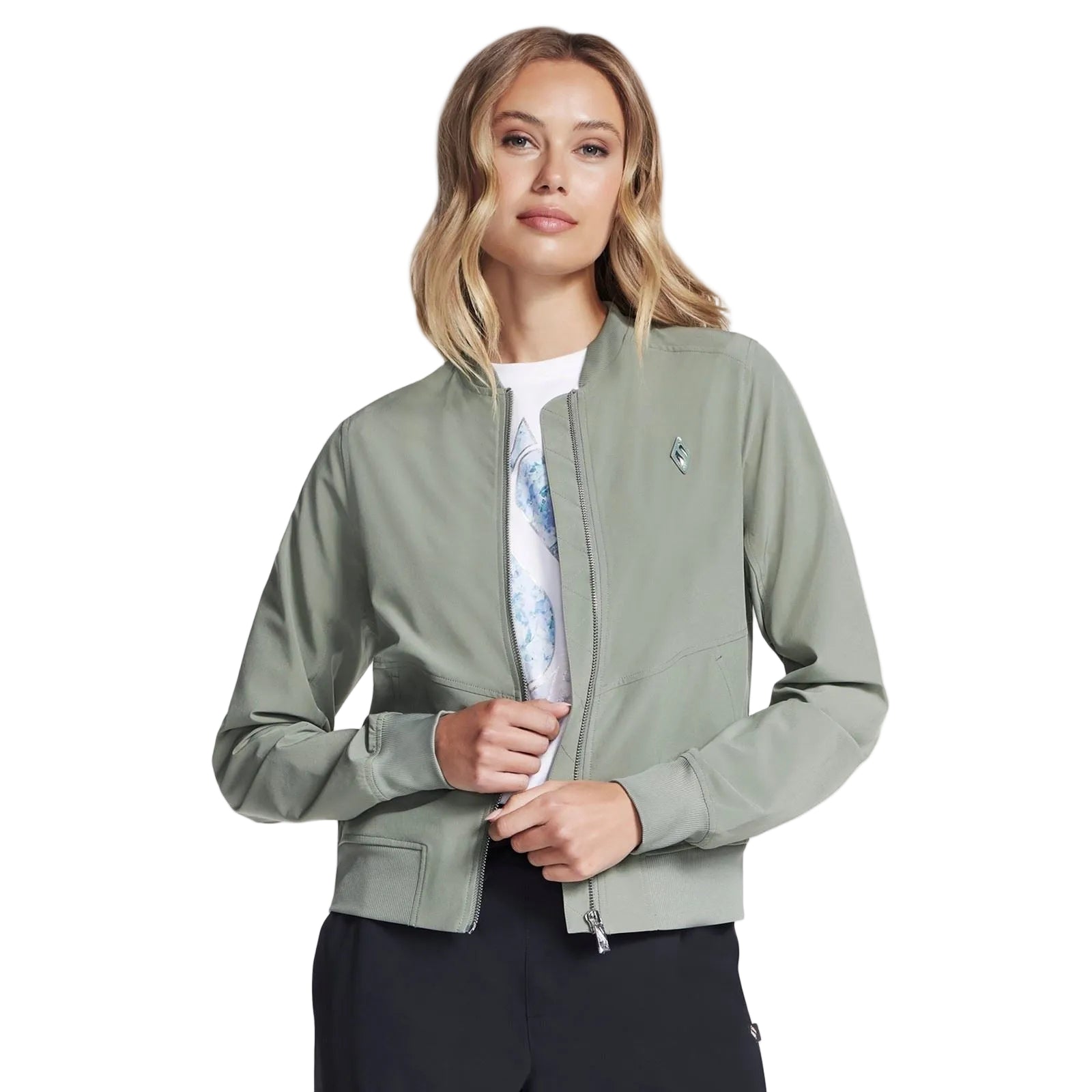 Skechers Performance Uptown Jacket Women's Taupe Jacket