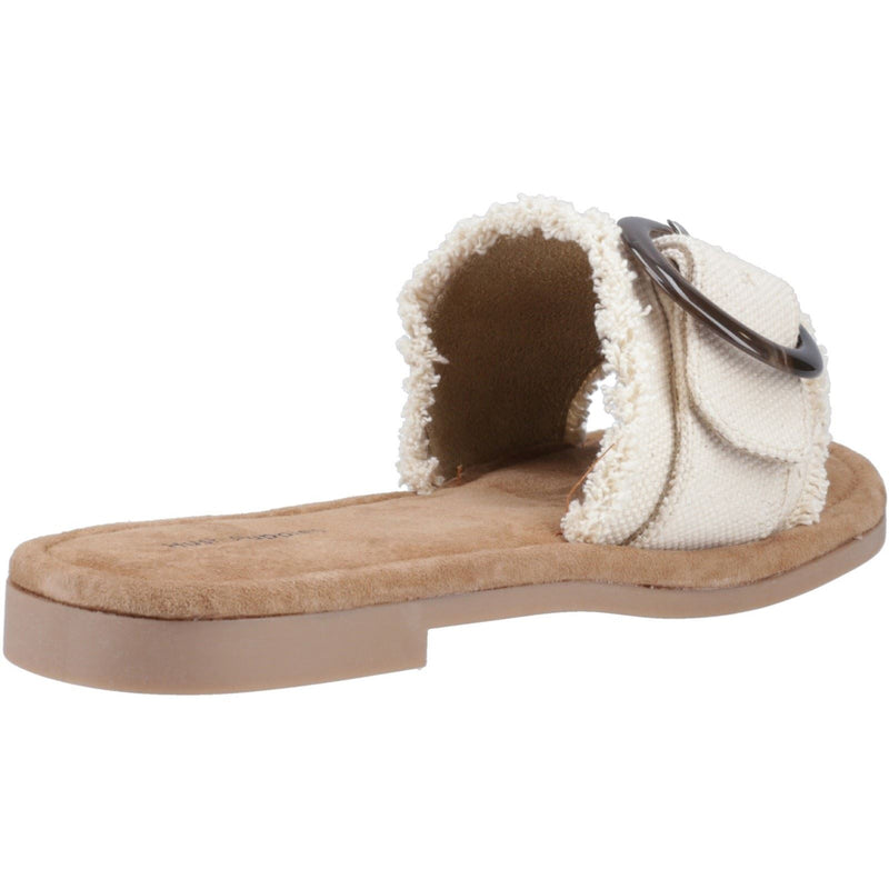 Hush Puppies Hayley Textile Women's Cream Sandals