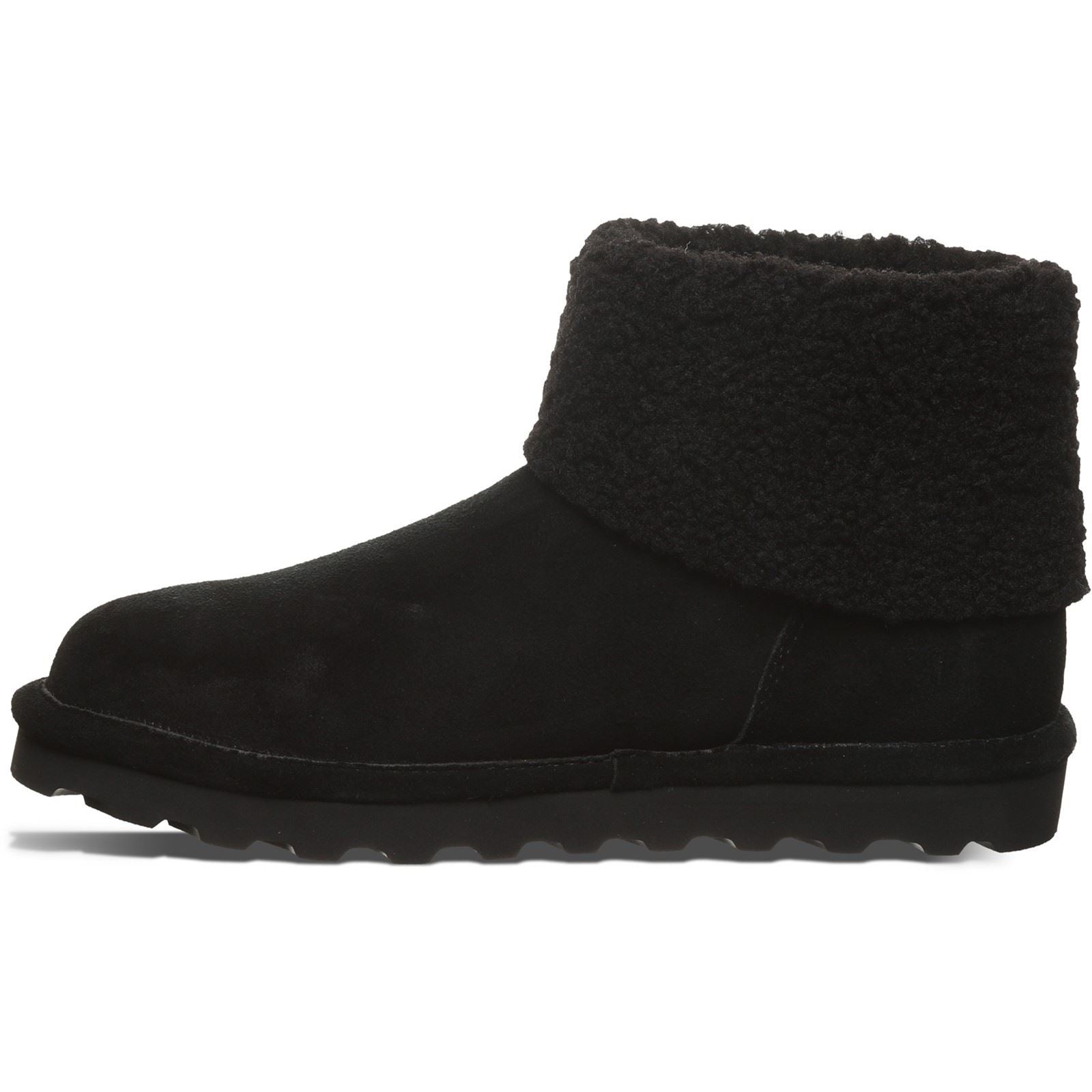 Bearpaw Jessa Suede Women's Black Winter Ankle Boots