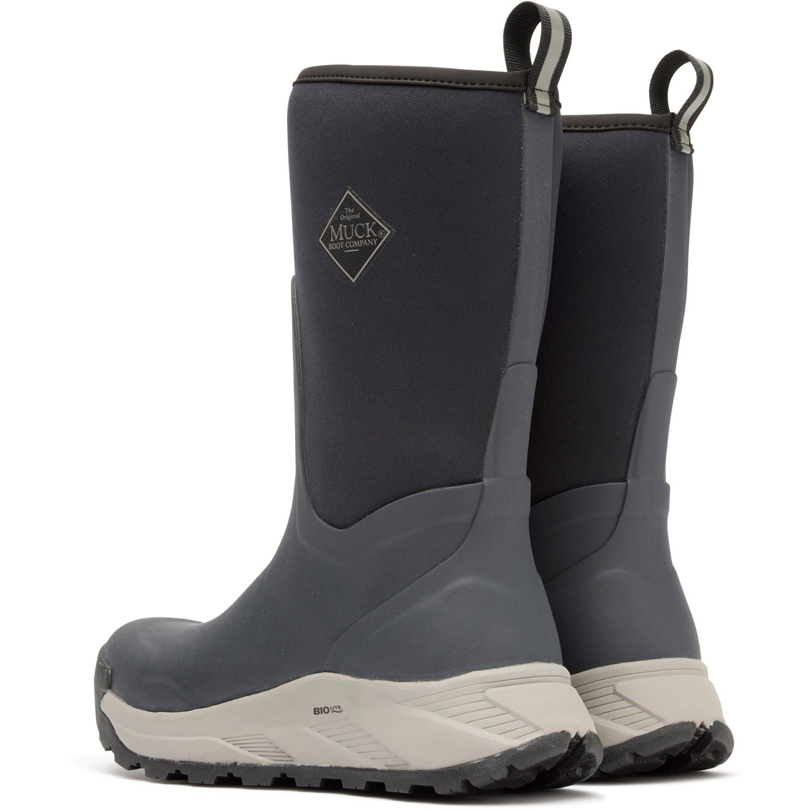 Muck Boots Outmax 12" Rubber Men's Black Wellington Boots