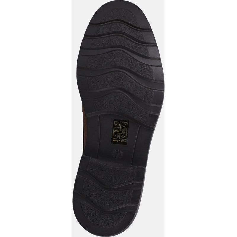 Hush Puppies Pearce Leather Men's Tan Lace-Up Shoes