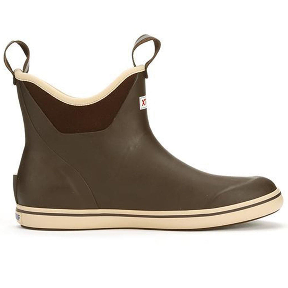 Xtratuf Ankle Deck Rubber Brown Wellington Boots