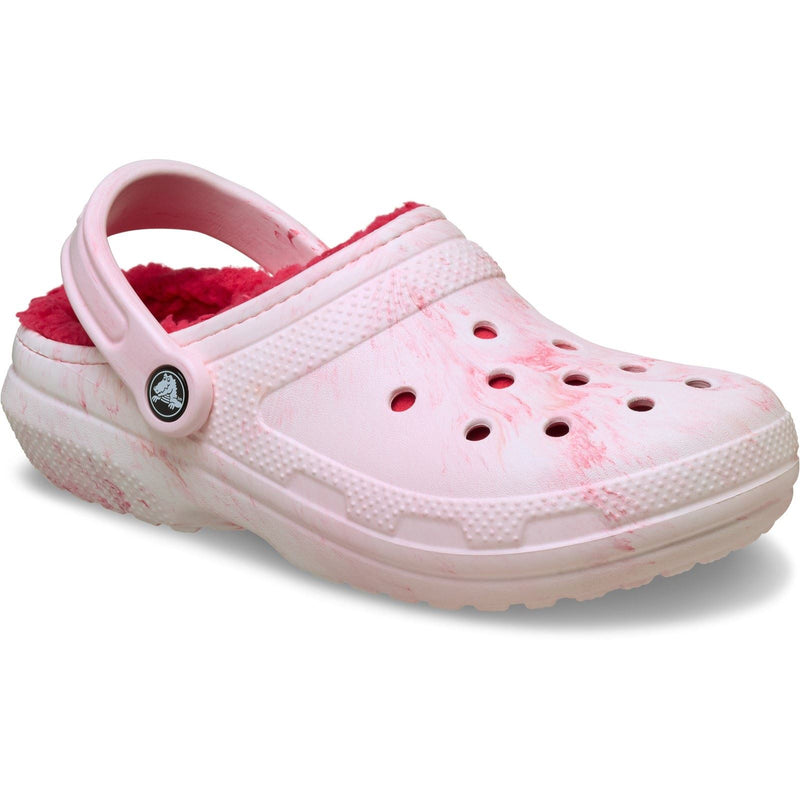 Crocs Classic Lined Clog Thermoplastic Women's Powder Pink Clogs