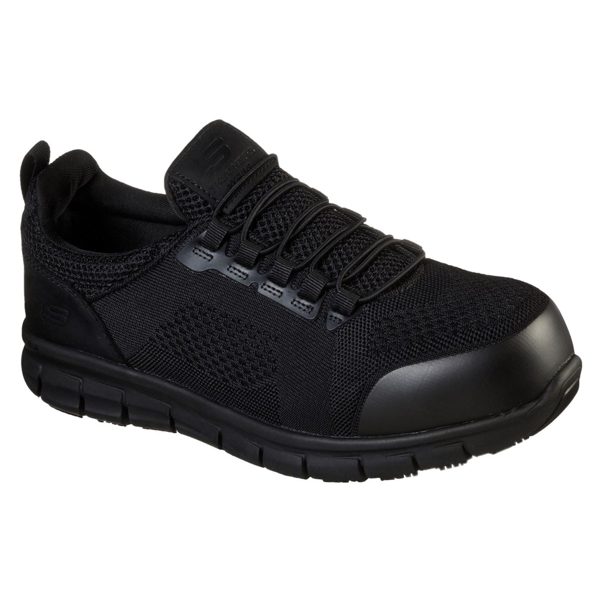 Skechers Workwear Synergy Omat Men's Black Safety Trainers
