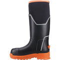 Muck Boots Grit S5 Rubber Women's Black/Orange Wellington Boots