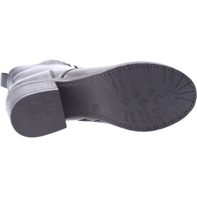 Hush Puppies Harriet Leather Women's Black Boots