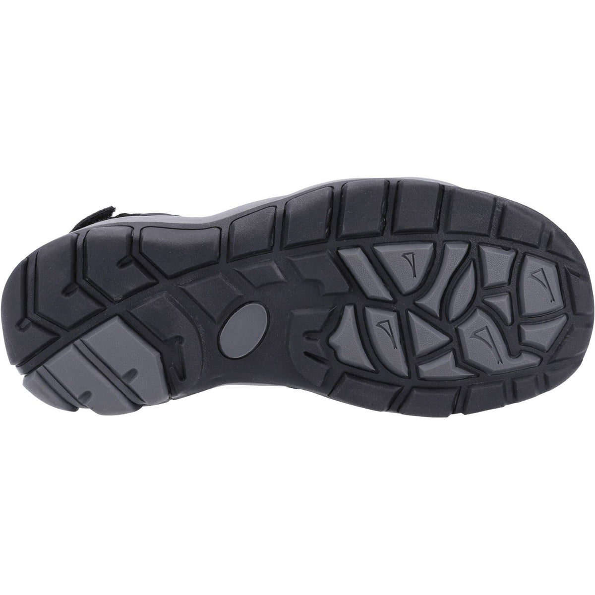 Hush Puppies Peru Synthetic/Webbing Men's Black Sandals