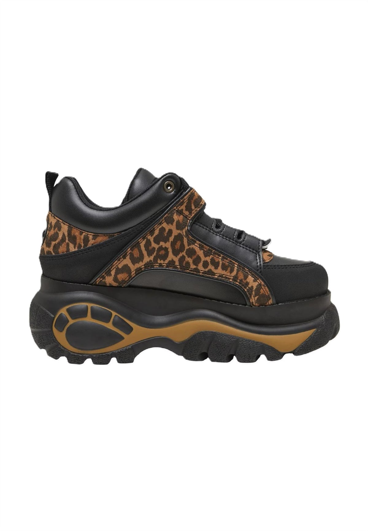 Buffalo 1339-14 Vegan Women's Leopard/Black Trainers