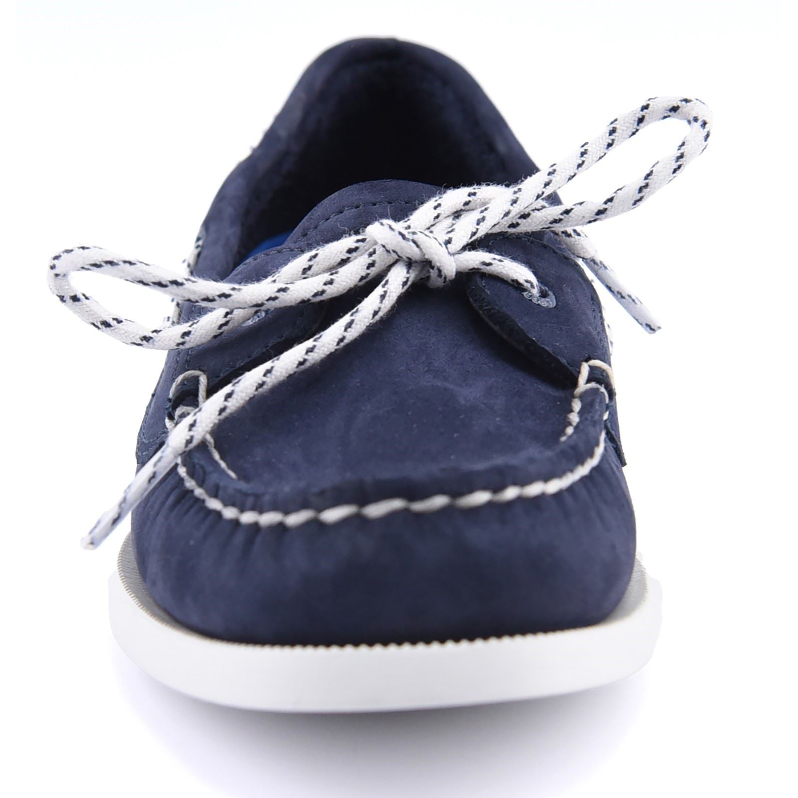 Sperry Authentic 1 Eye Leather Women's Navy Boat Shoes