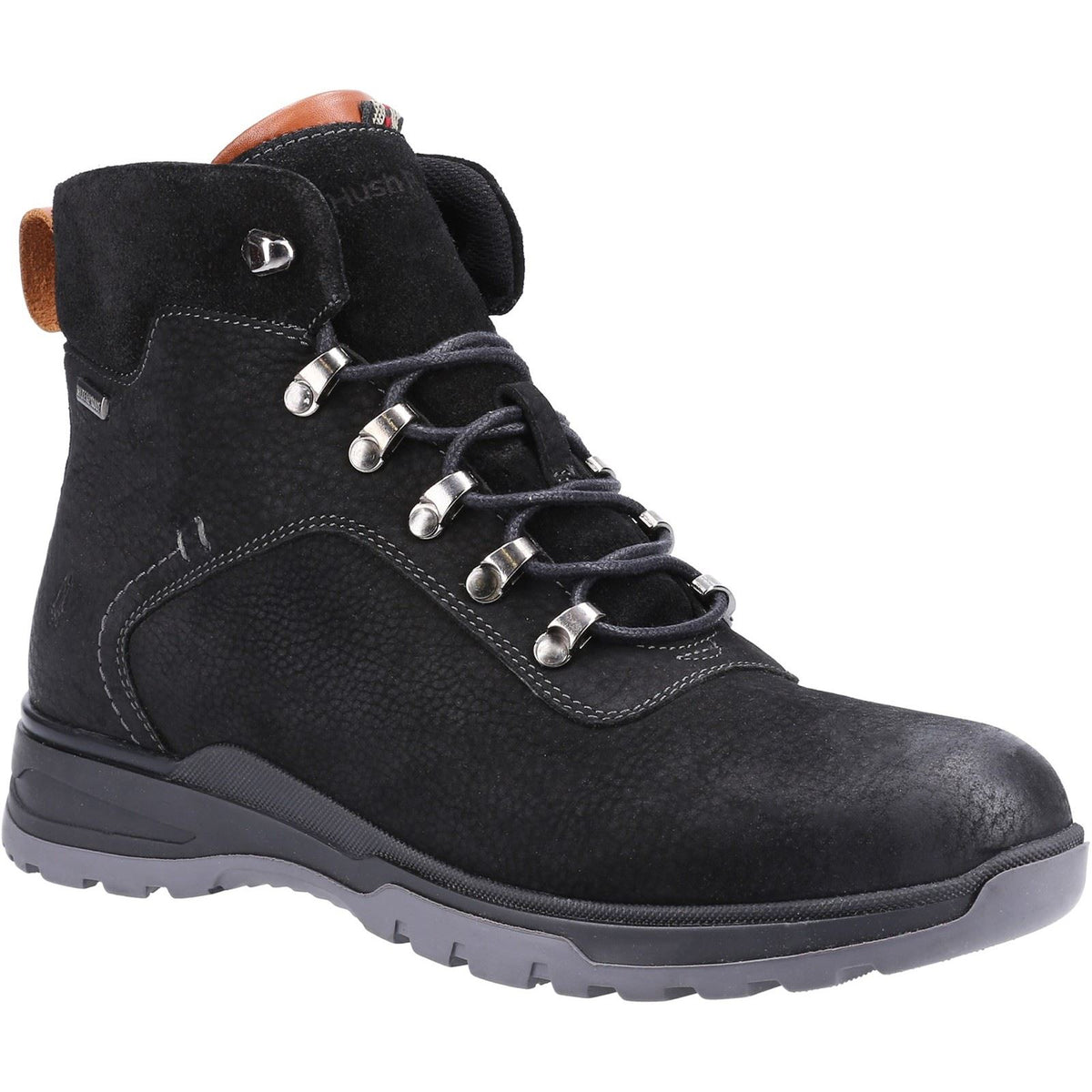 Hush Puppies Paul Leather Men's Black Nubuck Boots
