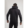 Caterpillar Trademark Cotton Men's Black Hooded Sweatshirt