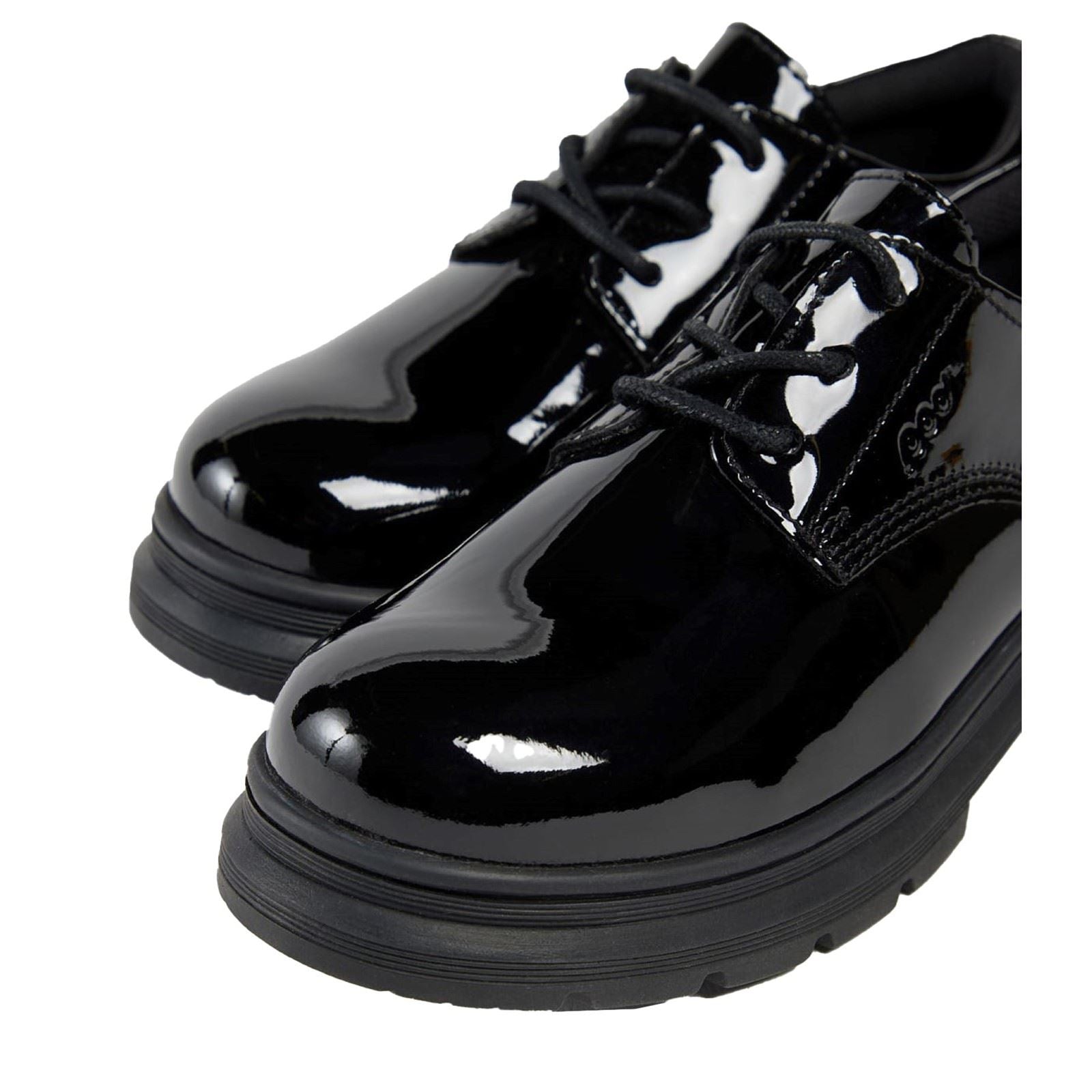 Pod Irene Faux Leather Youth Girl's Black Patent Shoes