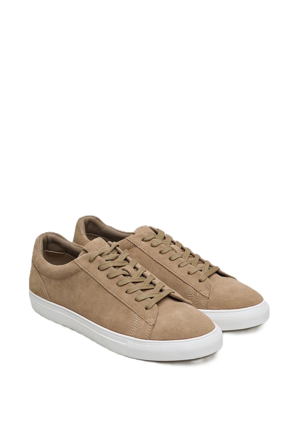 Antique Rogue Gibbs Suede Men's Stone Trainers