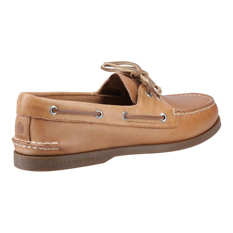 Sperry Authentic 2 Eye Leather Men's Nutmeg Boat Shoes