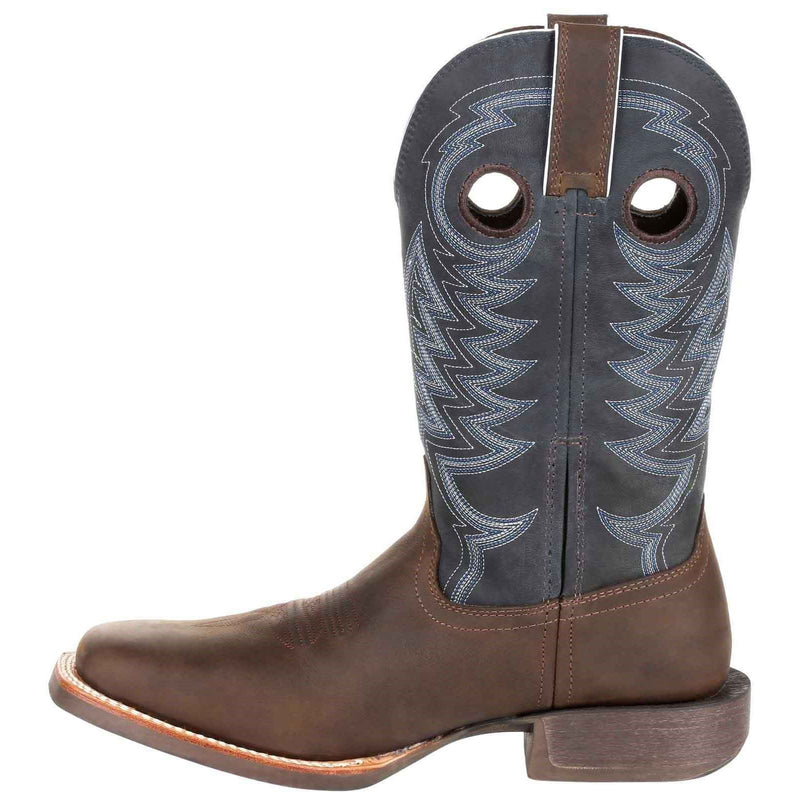 Durango Rebel Pro Leather Men's Belgian Brown/Denim Blue Boots