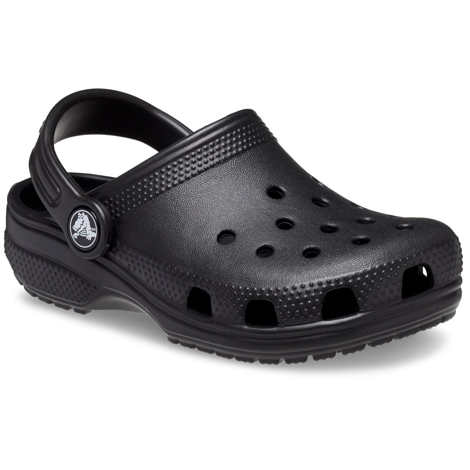 Crocs Toddler Classic Croslite Rubber Black Clogs