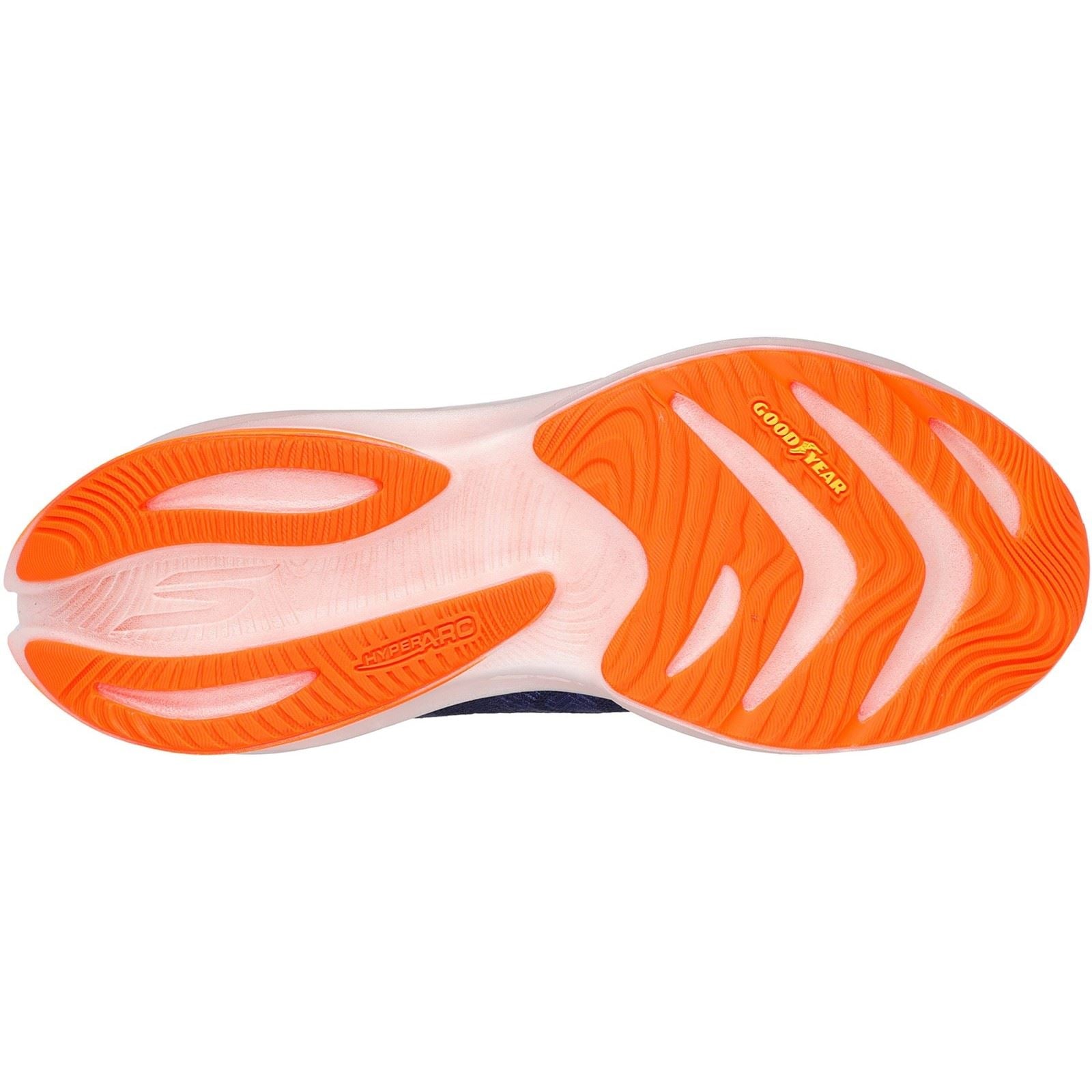 Skechers Performance GO RUN Ride 12 Textile Men's Navy/Orange Trainers