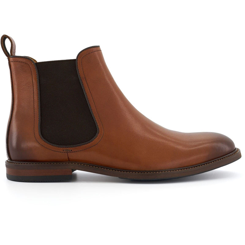 Dune Characteristic Leather Men's Tan Boots