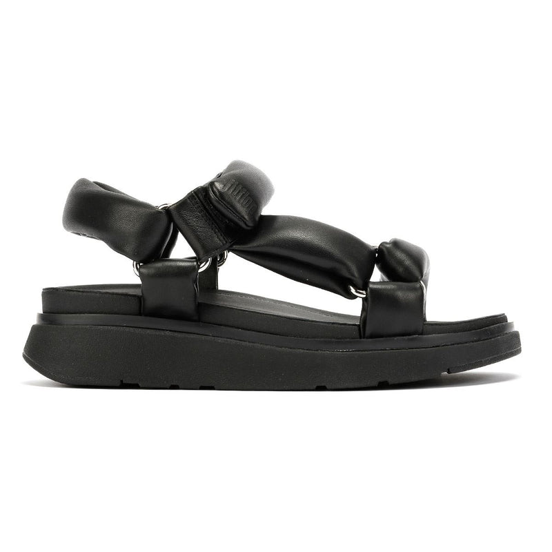 FitFlop Gen-FF Soft Leather Women's Black Sandals