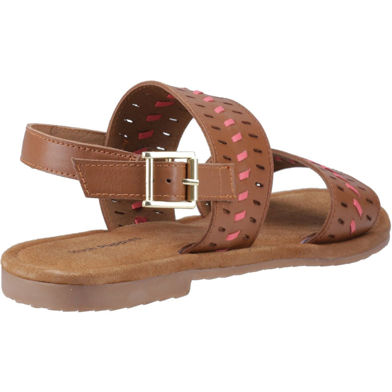 Hush Puppies Hadley Leather Women's Tan Sandals