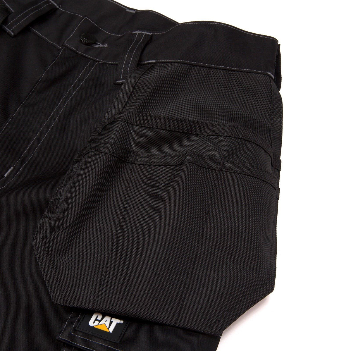 Caterpillar Essential Knee Pocket Stretch Holster Synthetic Men's Black Outdoor Trousers