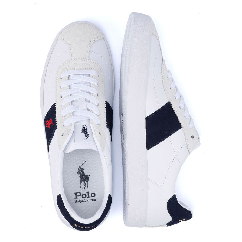 Ralph Lauren Vulc II Men's White / Navy / Red Trainers
