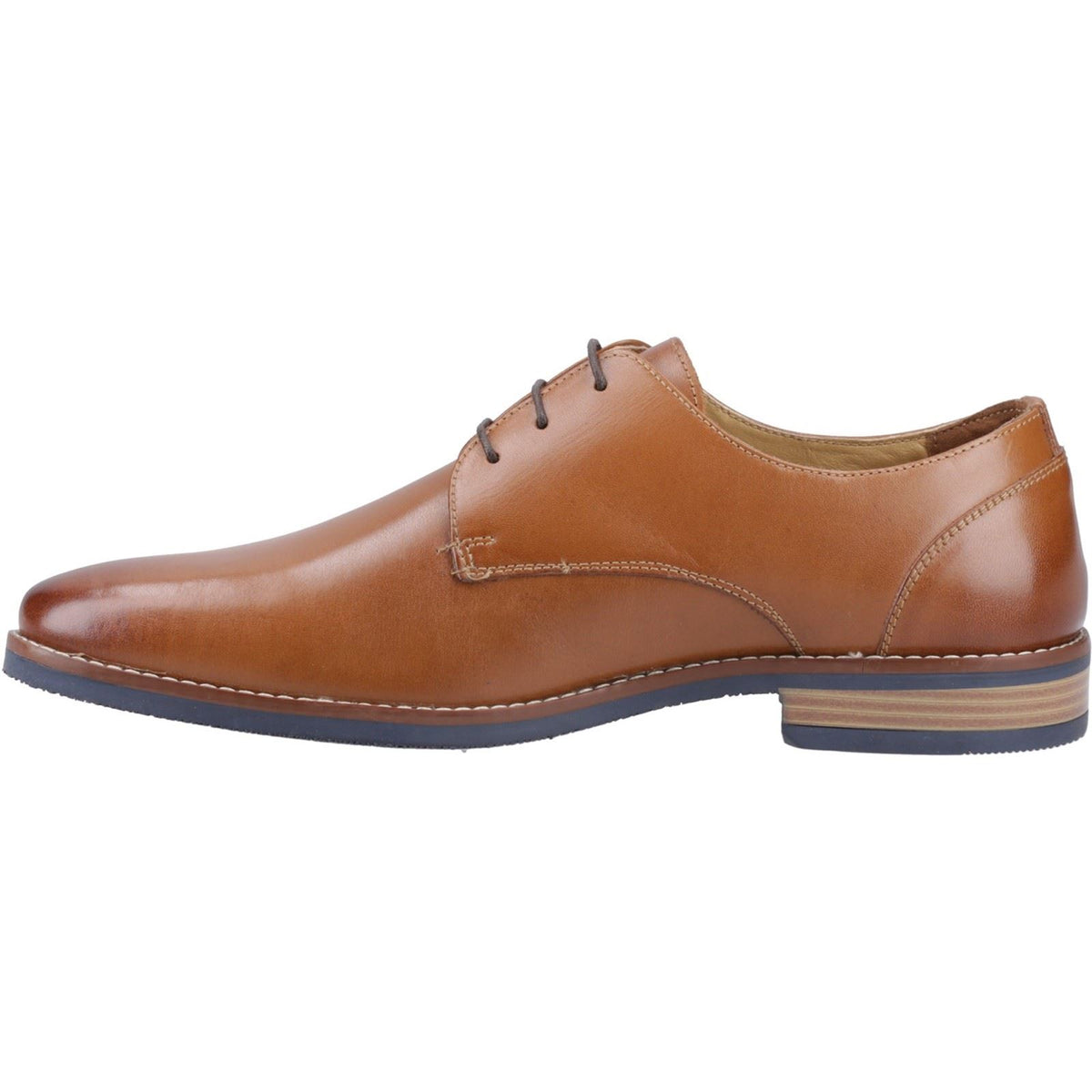 Hush Puppies Mike Leather Men's Tan Lace-Up Shoes