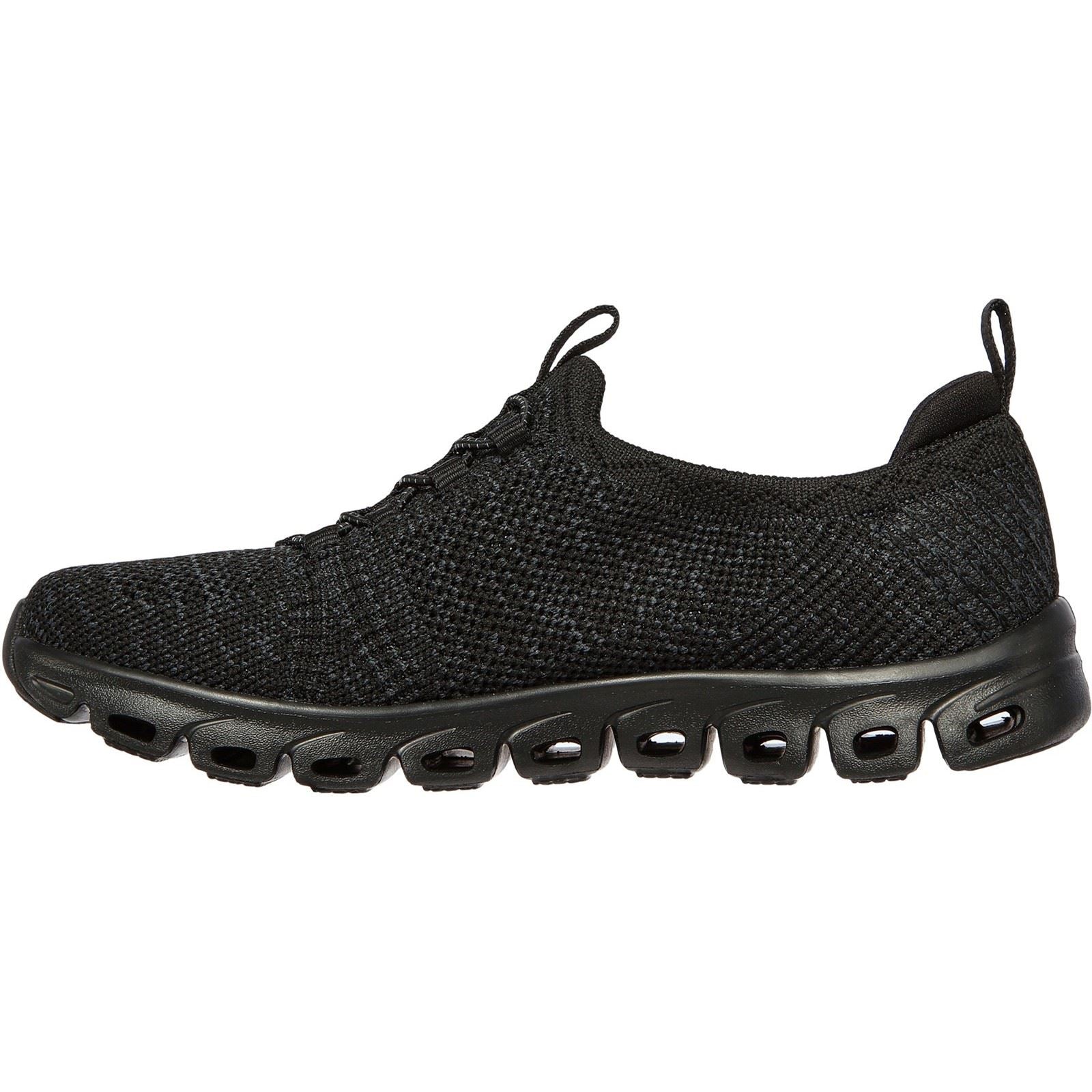 Skechers Glide Step Textile Women's Black Trainers