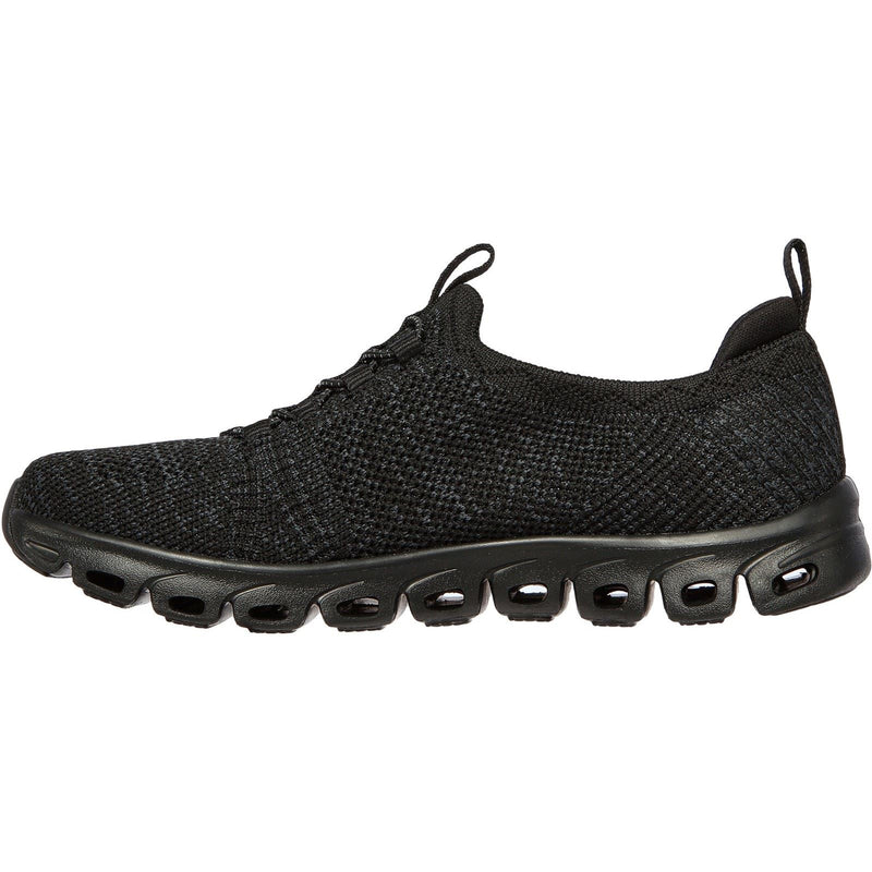 Skechers Glide Step Textile Women's Black Trainers