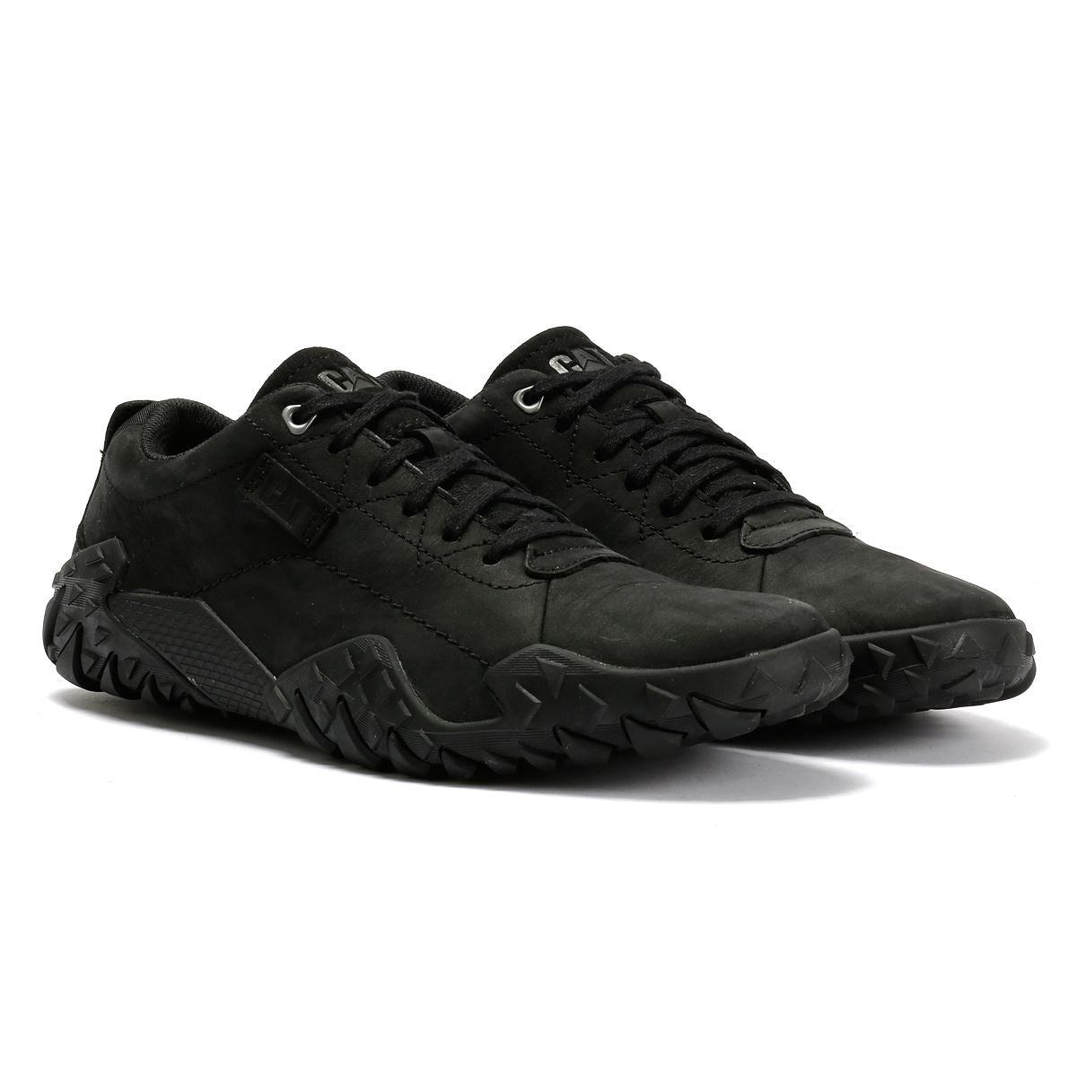 Caterpillar Gridlock Lo Tumbled Nubuck Men's Black Lace-Up Shoes