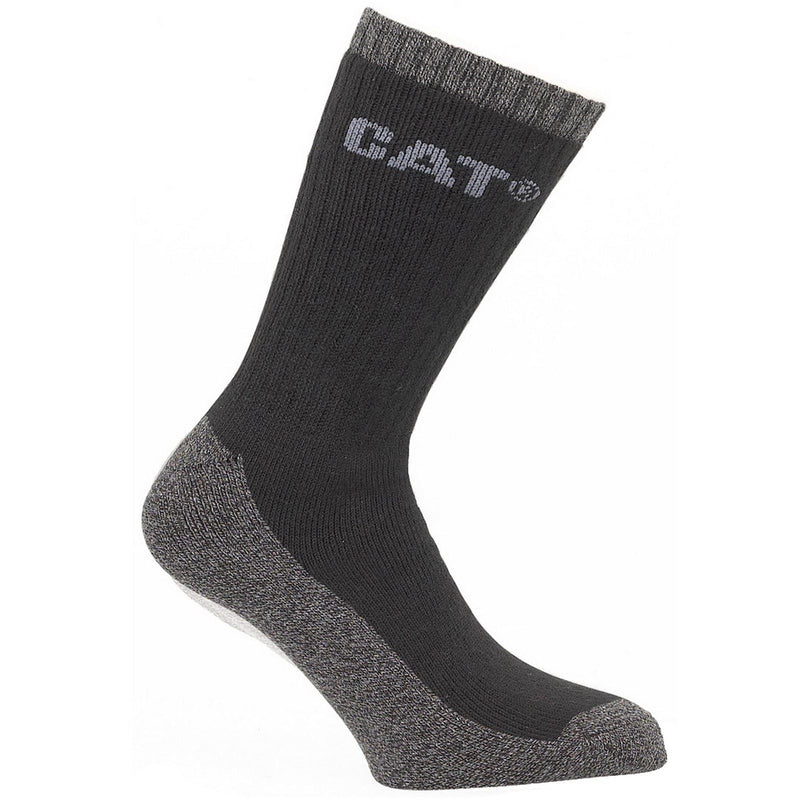 Caterpillar CAT Thermo Cotton Black Socks - Calf
