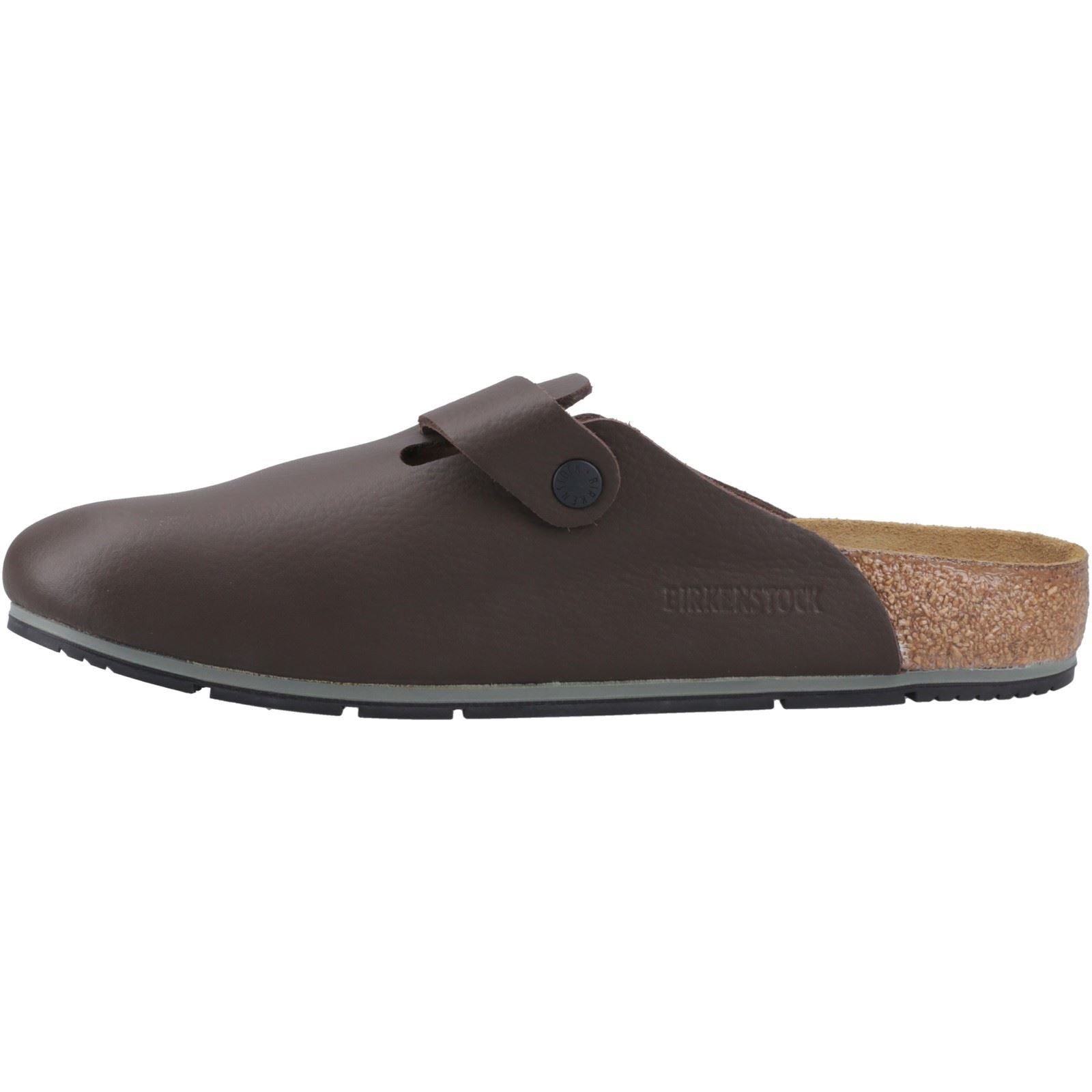 Birkenstock Boston Pro Leather Men's Java Clogs