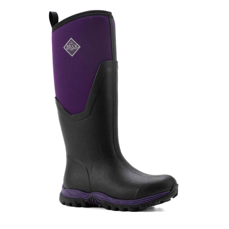 Muck Boots Arctic Sport II Tall Rubber Women's Black/Acai Winter Knee High Boots